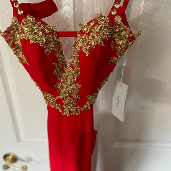 Red Coral Dress - Picture 6 of 7